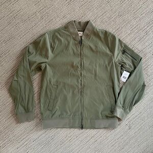 AG ADRIANO GOLDSCHMIED Handsome Mock Neck Jacket Sz M NWT $255!!